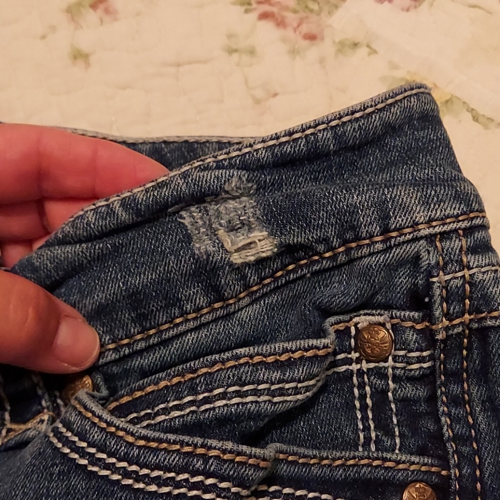 Seven7 Jeans distressed crop - Picture 5 of 5